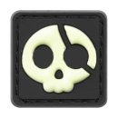 Halloween Pirate Rubber Patch Skull