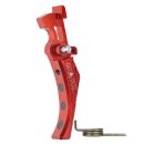 MAXX CNC Aluminum Advanced Trigger (Style D) (Red)