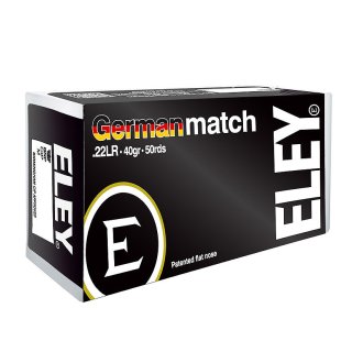 .22 lfB 40grs Eley German Match 50 St.