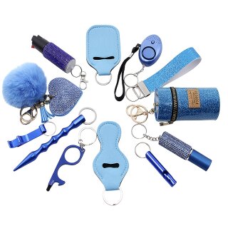 Safe4u Pepper Spray plus Alarm and Kubotan Purple