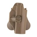 Amomax Paddle Holster für Walther P99 Dark Earth