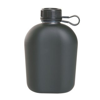 Mil-Tec Armee Feldflasche Aluminium gummiert 0,95 ltr