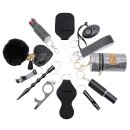 Schutzengel Set Pfefferspray + Alarm + Kubotan Schwarz