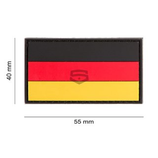 German Flag Rubber Patch