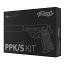 Walther PPK/S mit Schalldämpfer GBB