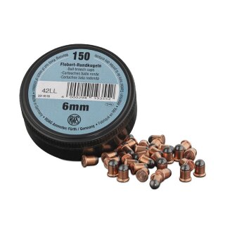 6mm Flobert Rundkugeln RWS 150 St.
