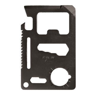 Survival Tool EC-Kartenform schwarz