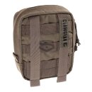 Clawgear Medium Vertical Utility Pouch Zipped Core RAL7013