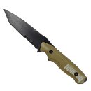 Taktisches Gummi Messer 141 sand