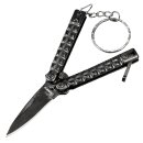 Mini Butterfly Keychain black