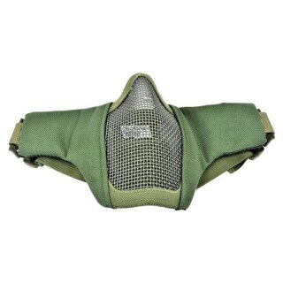 WOSPORT HALF STEEL MESH MASK OLIVE DRAB