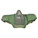 WOSPORT HALF STEEL MESH MASK OLIVE DRAB