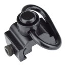 JS-TACTICAL QD SLING SWIVEL WITH 20mm RAILS MOUNT BLACK