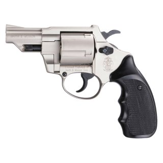 Smith & Wesson Combat nickel plated 9 mm R.K.