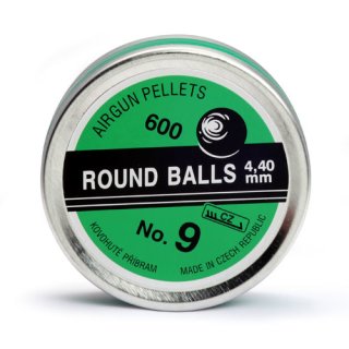 No. 9 Round Balls 4,40 mm 600 pcs.