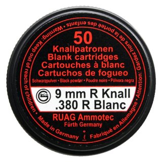 Geco Blank Cartridges Black Powder 9 mm R.K.