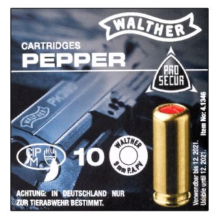 10 Pepper Cartridges 9 mm P.A.K.