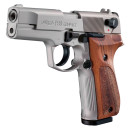 Walther P88 9 mm P.A.K. nickel plated / wood