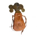 Leather Bag Including Coins