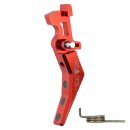 MAXX CNC Aluminum Advanced Trigger (Style B) (Red)