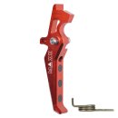 MAXX CNC Aluminum Advanced Trigger (Style E) (Red)