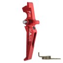 MAXX CNC Aluminum Advanced Trigger (Style E) (Red)