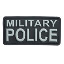 3D Rubber Patch Military Police black/grey
