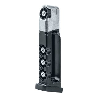 Glock 17 CO2 Magazin mit 4 Clips .177