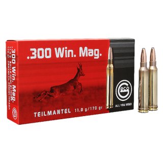 .300 Win. Mag. SP 170grs Geco 20 pcs.