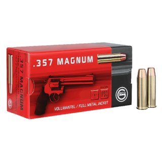 .357 Mag. FMJ Flat 158grs Geco 50 St.