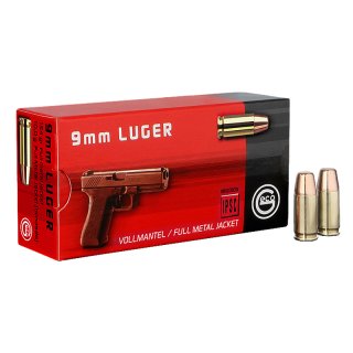 9mm Luger FMJ Flat 154grs Geco 50 pcs.