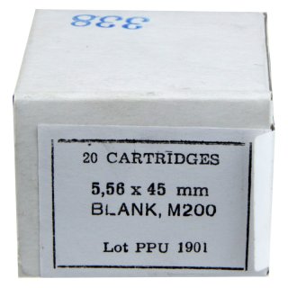 5,56x45mm Manöver Munition PPU 20 St.