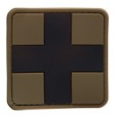 3D Rubber Patch First Aid Small Coyote