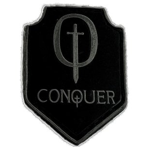 Conquer Patch groß black