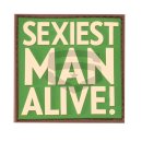 Sexiest Man Alive Rubber Patch Green