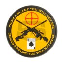 Sniper From A Place Rubber Patch Yellow