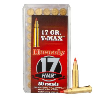 .17 HMR V-Max 17grs Hornady 50 St