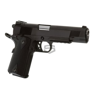 WE M1911 Tactical Full Metal V3 GBB Black