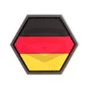 German Flag Hexagon Rubber Patch