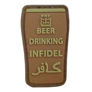 Patch 3D - Beer drinking infidel - Coyote