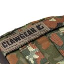 Clawgear Medium Horizontal Utility Pouch Zipped Core Flecktarn