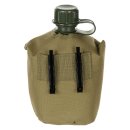 US Feldflasche 1 Ltr. m. Hülle coyote tan, BPA-frei