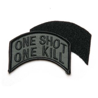 Patch Textil mit Klett "One Shot"