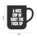 Patch 3D PVC A nice cup black