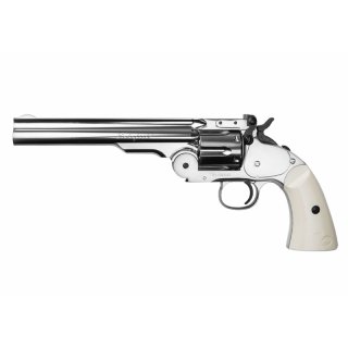 ASG Schofield 6 Revolver Silver-Chrome