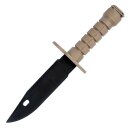 Dummy Kampfmesser M9 tan