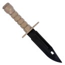 Dummy Kampfmesser M9 tan